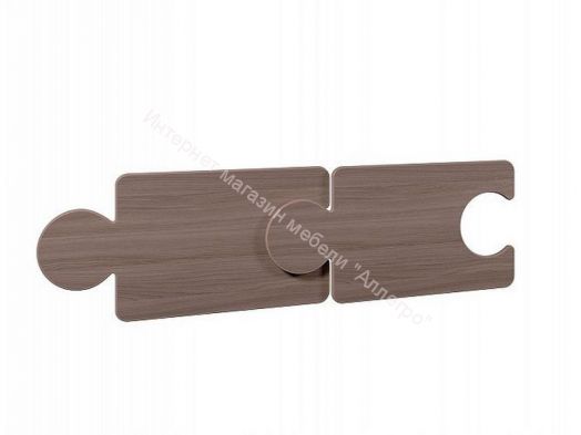 Комплект бортиков для кроватей "Мозаика", "Тетрис", Ясень шимо тёмный, 2 шт.