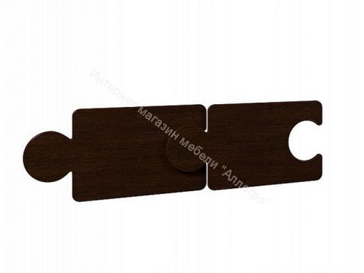 Кровать Мозаика 800*1900 на ламелях с ящиками и бортиками, млечный дуб/венге