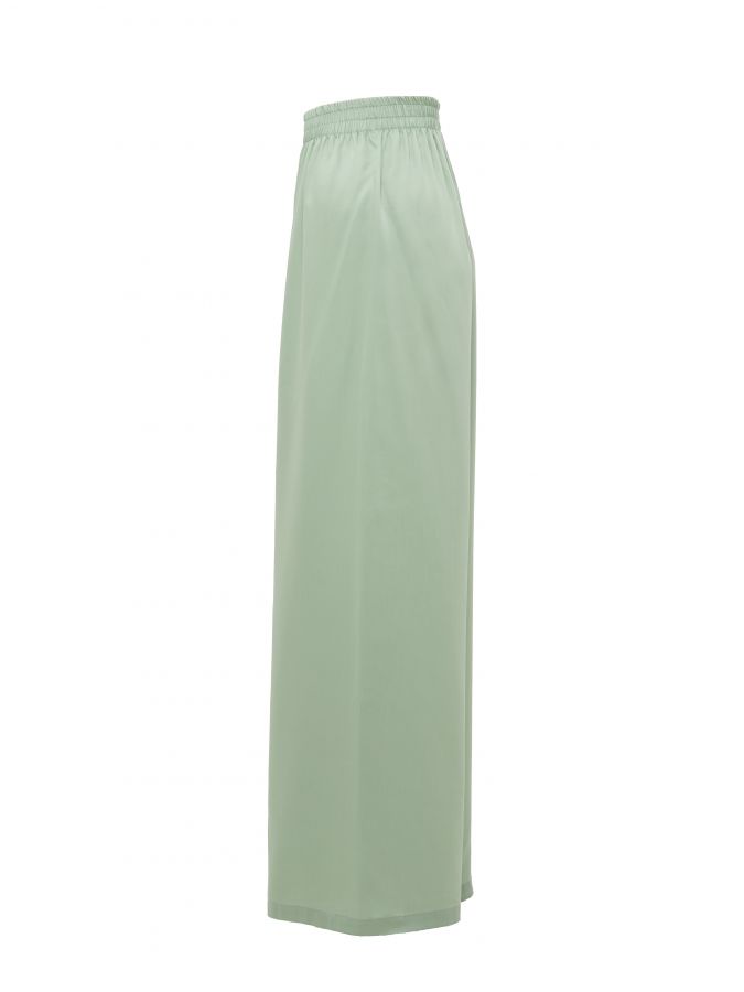 Брюки бесшовные из бамбука фисташка