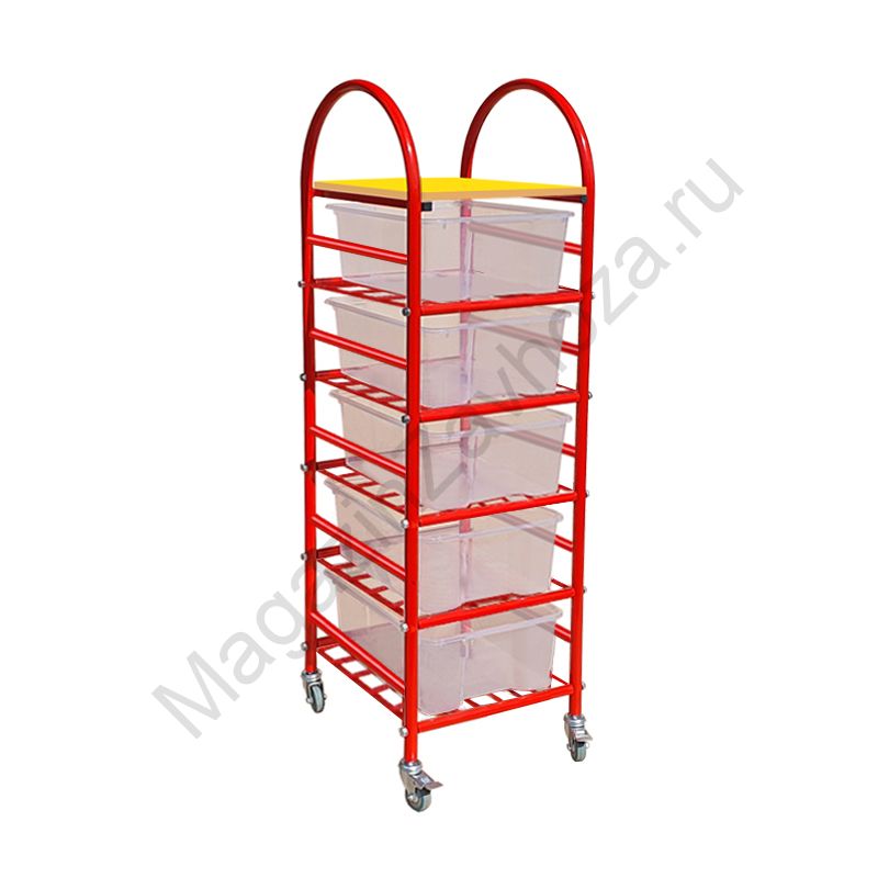 СТЕЛЛАЖНАЯ ВЫДВИЖНАЯ СИСТЕМА ХРАНЕНИЯ 1 - 5 КОНТЕЙНЕРОВ