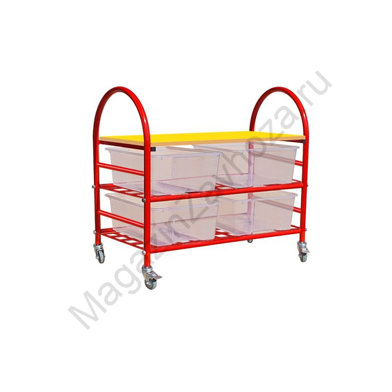 СТЕЛЛАЖНАЯ ВЫДВИЖНАЯ СИСТЕМА ХРАНЕНИЯ 2 - 4 КОНТЕЙНЕРА