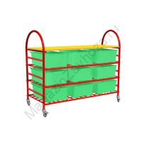 СТЕЛЛАЖНАЯ ВЫДВИЖНАЯ СИСТЕМА ХРАНЕНИЯ 4 - 9 КОНТЕЙНЕРОВ