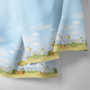 Хлопок - Бордюр Гуси-садовники 25х75 см limit