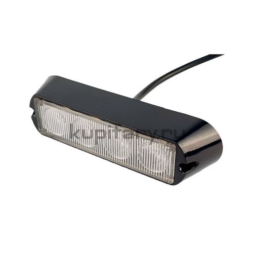 Светодиодная фара-вспышка стробоскоп оранжевый ST13744 (12-24V)