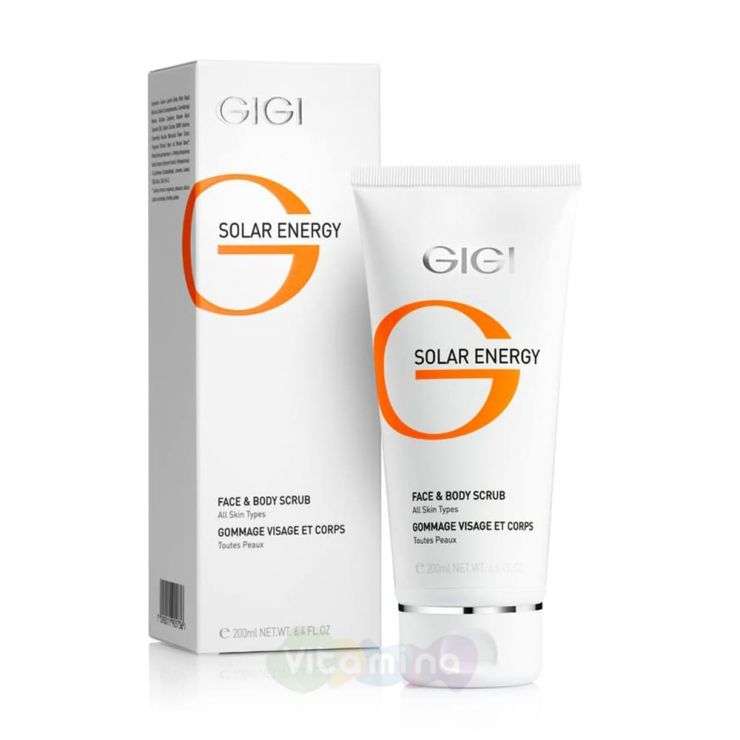 GiGi Скраб для лица и тела Solar Energy Fase & Body Scrub