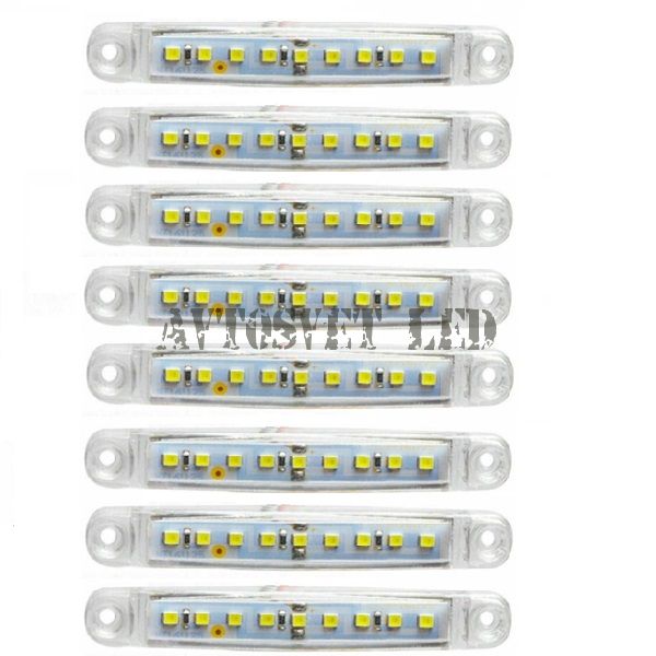 Led габариты на прицеп K8-AS-U-9SMD-W