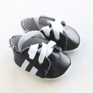 Обувь для кукол 4,5 см - кроссовки Черные