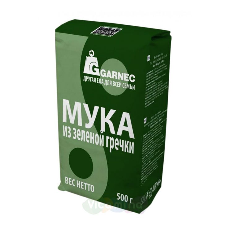 Мука гречневая из зелёной гречки, 500 гр