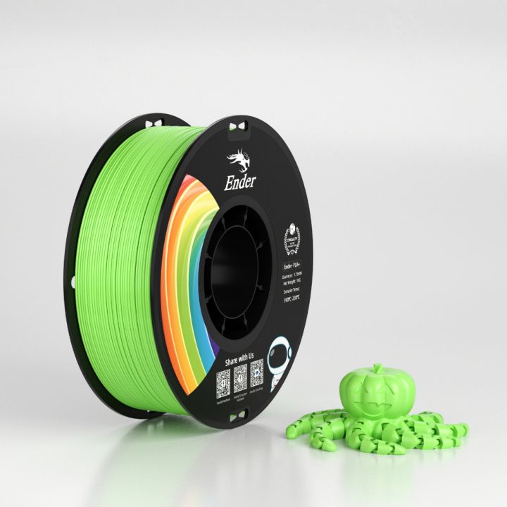 Филамент Creality Ender PLA+ пластик 3D 1 кг Яблочно-зеленый