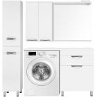 Подвесной шкаф для ванной Style Line 50 см Жасмин Люкс белый