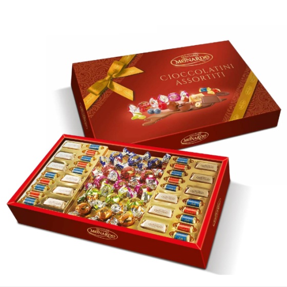 Конфеты шоколадные Ассорти 400 г, Cioccolatini assortiti, Monardo, 400 g