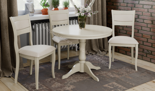 Стул «Орлеан» (Слоновая кость/тк. №205)