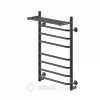 Полотенцесушитель Ника WAY III-80/50 U с Полкой Черный Матовый