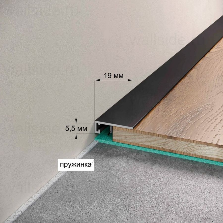 Микроплинтус Micro 19 ARM Laconistiq шампань