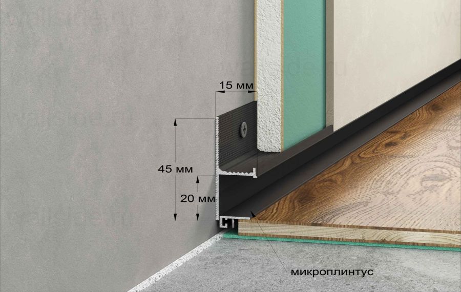 Теневой плинтус Laconistiq Regular