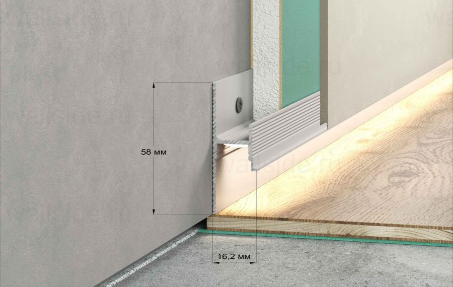 Теневой плинтус Laconistiq Strong