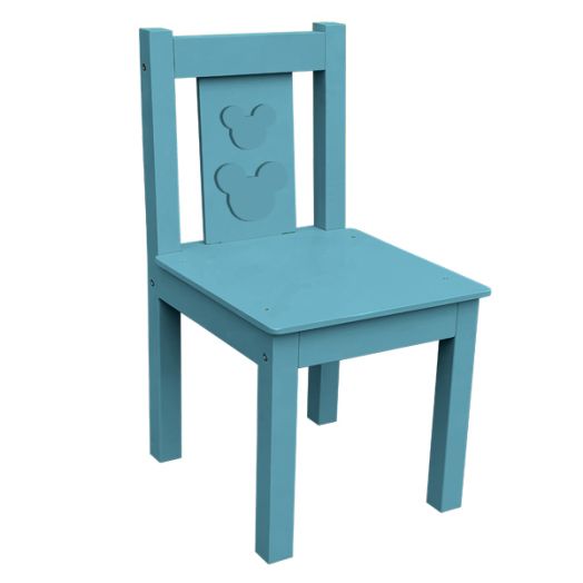 РК-53 Стул МДФ нерегулируемый лазурно-серый