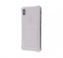 Чехол прозрачный с карманом WAVE для iPhone Xs Max