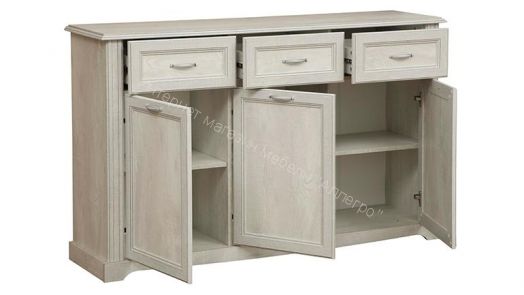 Тумба Сохо 32-13-01 1498 мм, Бетон пайн белый/Бетон пайн белый патина