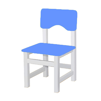 РК-54 Стул МДФ нерегулируемый "Синий"