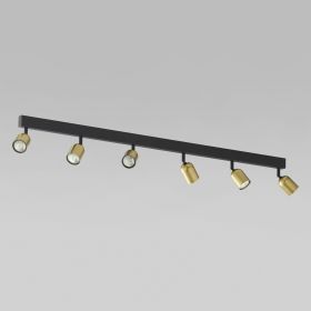 Потолочный Светильник Eurosvet 1022 Top Black Gold Золотой, Черный / Евросвет.