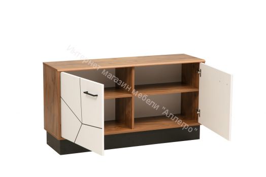 Тумба под ТВ 54.05 Гамма 1200 мм, Таксония/Белый