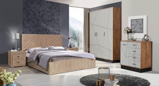 Тумба под ТВ 54.05 Гамма 1200 мм, Таксония/Белый