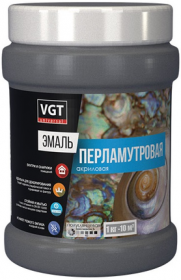 Эмаль Перламутровая VGT ВД-АК-1179 1кг Золото Универсальная, Акриловая без Запаха / ВГТ Перламутровая.