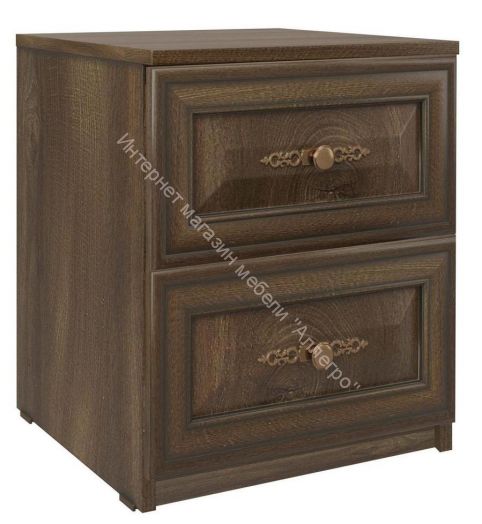 Тумба прикроватная 06.34 Габриэлла New, Дуб кальяри/Дуб коньяк