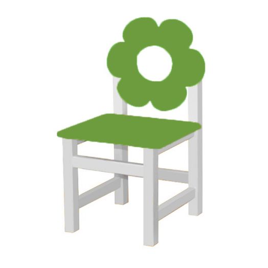 РК-54.2 Стул МДФ нерегулируемый  "Цветок Весенний лес"