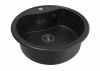 Мойка Ника ML-GM09 Круглая, Черная (308), 490ММ (Глуб. Чаши 185).