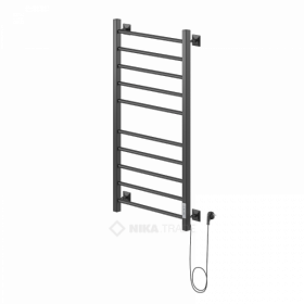 Полотенцесушитель Ника STEP-3 80/50 Черный Матовый Электрический.