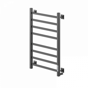 Полотенцесушитель Ника STEP-1 80/40 U Черный Матовый, Электрический.