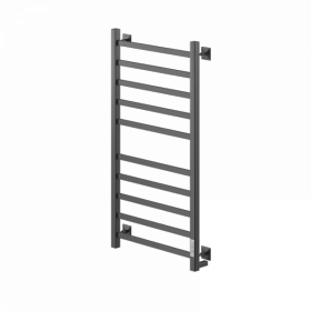 Полотенцесушитель Ника STEP-1 100/60 U Черный Матовый, Электрический.