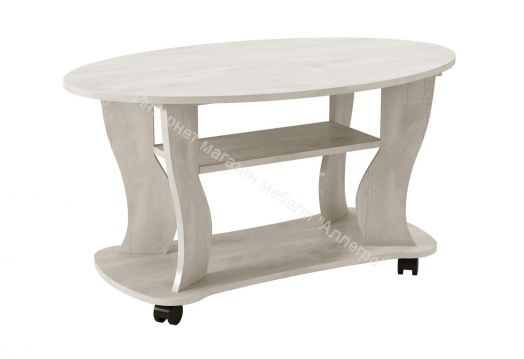 Журнальный стол Сатурн-М05, Бетон пайн белый