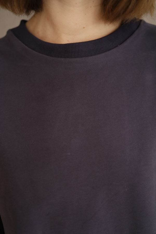 Футболка оверсайз графит