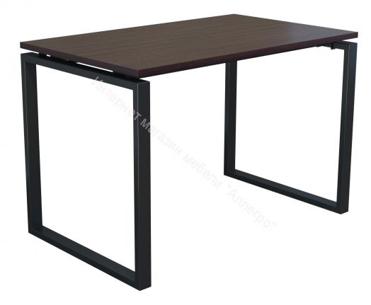 Стол компьютерный Янтарь 55.08, Венге/Черный
