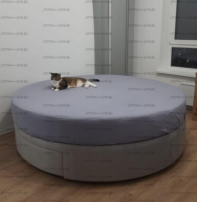 Кровать круглая Амстердам 1081 (б/о)