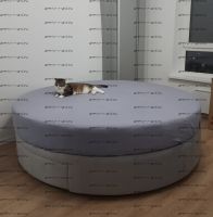 Кровать круглая Амстердам 1081 (б/о)