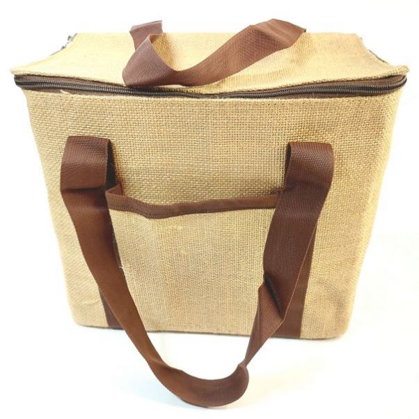 Сумка-холодильник из джута