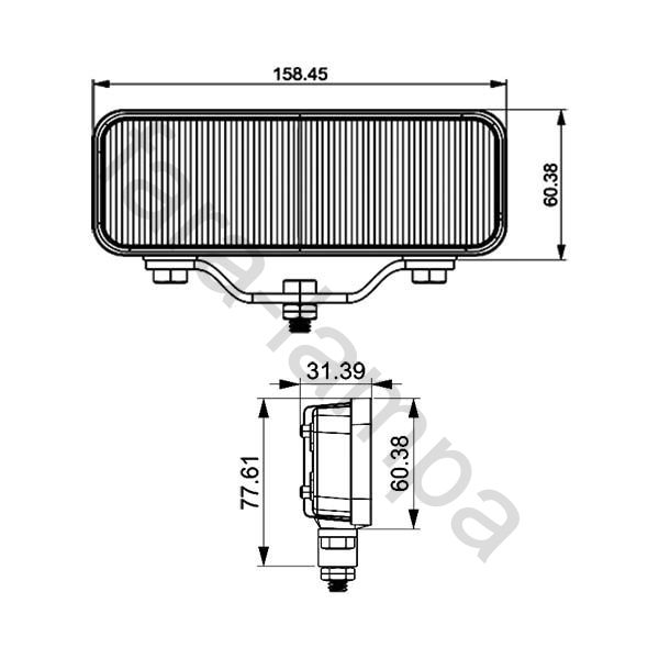 Светодиодные фары Osram ближнего света 36 ватт
