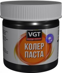 Паста Колеровочная Высококонцентрированная VGT 0.15кг Зеленый для Водоразбавляемых ЛКМ / ВГТ.