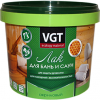 Лак для Бань и Саун VGT 0.9кг Акриловый с Восковыми Добавками / ВГТ.