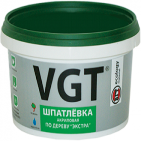 Шпатлевка по Дереву VGT Экстра 50кг Дуб Акриловая, Универсальная / ВГТ Экстра.