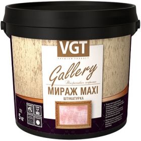 Декоративная Штукатурка Мираж Maxi VGT Gallery 5кг Жемчуг с Крупными Перламутровыми Частицами, / ВГТ Мираж Макси.*