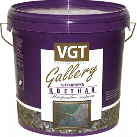 Декоративная Штукатурка VGT Gallery 18кг №13 на Основе Мраморной Крошки, Размер Зерна 1-1.5мм / ВГТ.