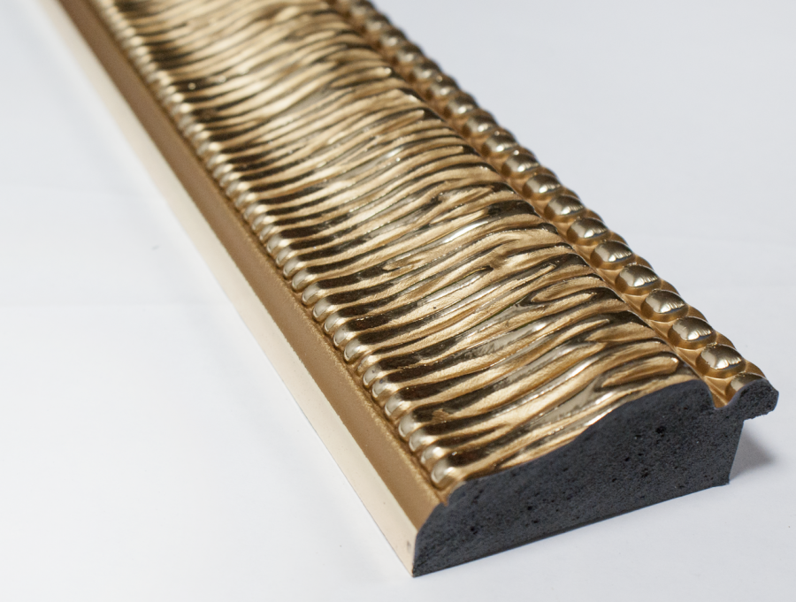 Зеркало напольное в раме на деревянной подставке в рост для дома салона офиса Grace golden 60х174 золото