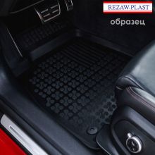 Коврики Tesla Model Y I от 2020 - 2025 в салон резиновые Rezaw Plast (Польша) - 3 шт.
