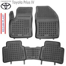 Коврики Toyota Prius IV от 2016 - 2022 в салон резиновые Rezaw Plast (Польша) - 3 шт.