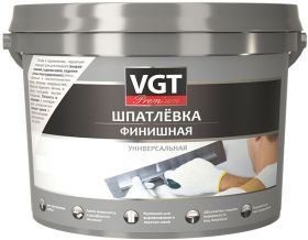 Шпатлевка Финишная VGT Premium 3.6кг Универсальная с Низкой Усадкой / ВГТ Премиум